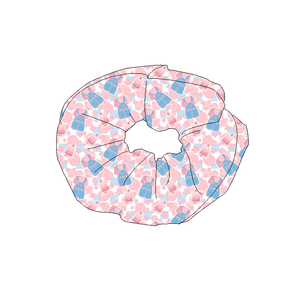 Ins saç bağları özel Scrunchies kişiselleştirilmiş Slogo desen saç Scrunchy aksesuar baskılı ipek Scrunchies - Product Image 5