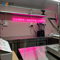 Chariot à churros personnalisé, camion de churros mobile, remorque de vente de nourriture rapide pour événements et ventes de rue