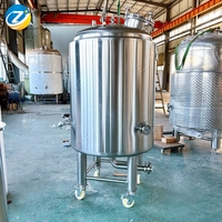 Équipement de fermentation d'alcool ZJ SUS304 Réservoirs de fermenteur en acier inoxydable Navire de fermenteur de brandy