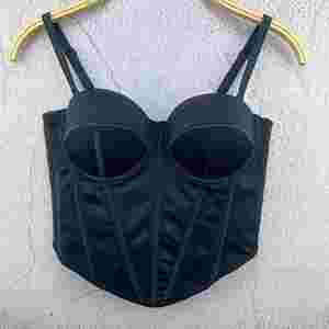 Soutien-gorge bustier tendance et élégant pour femme, style vintage en maille, idéal pour l'été - Product Image 2