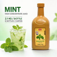 Hooggeconcentreerde vloeibare sapconcentratie 8X 19 smaken 2,1kg*8/doos Gratis monsters voor commerciële kopers Groothandel OEM voor ketens