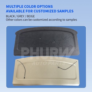 Phurw ที่คลุมสินค้าแบบไม่สามารถหดได้ชั้นวางของสำหรับ Toyota <span class=keywords><strong>Chr</strong></span> ฝาครอบท้ายรถ2020 2018ป้องกันความเป็นส่วนตัว + - Product Image 3