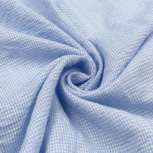 Vente en gros nouvelle <span class=keywords><strong>chemise</strong></span> à carreaux à petits carreaux seersucker à pois suisses teint en fil TRC convenant au tissu en coton rayonne polyester en stock - Product Image 3