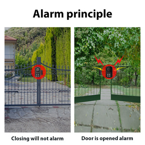 Sistema de alarma de seguridad antirrobo inalámbrico, alarma de sirena, Sensor de puerta, alarma de piscina de 140db para puertas - Product Image 2