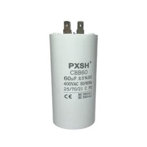 <span class=keywords><strong>Condensateur</strong></span> à film PXSH de haute qualité <span class=keywords><strong>CBB60</strong></span> 110V-450V 60uf pour compresseurs d'air, machines à laver, moteurs, robuste - Product Image 1