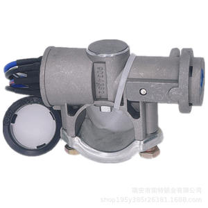 Cylindre de serrure de porte avant Baic Weiwang 306 307 avec interrupteur d'allumage simple, serrure cylindrique, clé incluse, plaqué zinc - Product Image 4