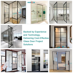 Projeto de Edifício de Apartamentos: Porta de Vidro Articulada, Porta de Alumínio com Abertura Lateral, Divisória de Escritório Interna, Porta de Vidro com Dobradiça Pivotante - Product Image 4