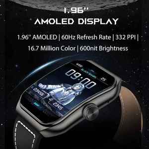 สมาร์ทวอทช์ Global Black Shark GT3 หน้าจอ 1.96 นิ้ว HD AMOLED รองรับมากกว่า 100 โหมดกีฬา วัดอัตราการเต้นของหัวใจ วัดออกซิเจนในเลือด ติดตามการออกกำลังกาย - Product Image 6