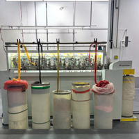 Máquina de hilado de camisetas de lujo de función completa Raya de color Programación de computadora ProcessRotor Spinning Technique