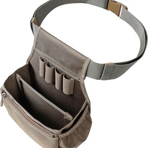 Bolsa de cintura táctica para exteriores, tela Oxford de doble capa, impermeable, con bolsillo con cremallera, para caza y deportes al aire libre, color marrón café - Product Image 3