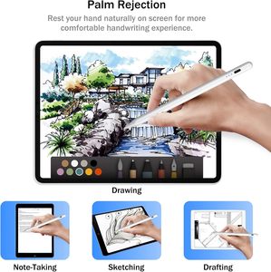 Penna Stilo OEM di Fabbrica per <span class=keywords><strong>iPad</strong></span> 6a-11a Gen, Ricarica 2X Veloce, Penna Attiva per Modelli <span class=keywords><strong>iPad</strong></span> Pro/<span class=keywords><strong>Air</strong></span>/Mini - Rilevamento del Palmo, Magnetica - Product Image 3