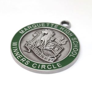 Médailles personnalisées, médaille sportive en or, métal 2D, alliage de fer et de zinc, cordon, médaille de ski nautique - Product Image 3