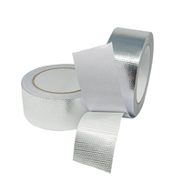 Ruban adhésif en aluminium simple face, résistant au feu, à forte adhérence, pour la fermeture de cartons, haute température, imperméable