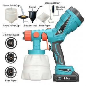 Pistola a Spruzzo Elettrica Senza Fili con Batteria 4.0Ah e Motore a Spazzole per Casa e Officina - Product Image 2