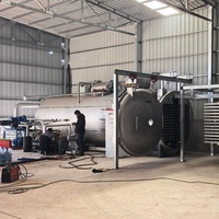 Automatische Vriesdroger Lyofilisator voor Appels, Frambozen, Moerbeien, Aardbeien, PLC-gestuurde Fruitdroger