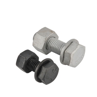 High Quality ASTM A194 7 Nut Stud Bolt A320 L7/L7M Alloy Steel Thread Rod Coarse/Fine Thread Heavy Industry Use 1/4-4 Diameter
