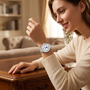 Montre connectée pour femmes avec écran AMOLED de 1,19 pouces, encodeur AI <span class=keywords><strong>GPT</strong></span>, suivi de la santé, montres connectées personnalisées directement de l'usine, vente en gros - Product Image 3