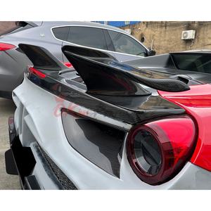 488 Glossy Dry Carbon Fiber GT Flügel für Ferra-ri 488 Heckspoiler <span class=keywords><strong>Mansor</strong></span> Style - Product Image 5