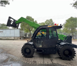 Mountain IS roda memuat gunung <span class=keywords><strong>3Ton</strong></span> 7m teleskopik <span class=keywords><strong>Loader</strong></span> HZTH3007 Telefon Forklift Diesel hidrolik pemuat - Product Image 3