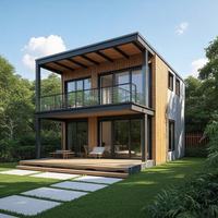Casas Prefabricadas de Lujo, Casas Pequeñas Personalizadas, Casas Portátiles Internacionales, Villas con Estructura de Acero Resistente