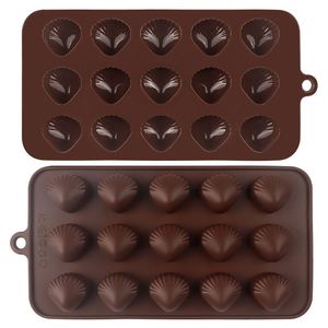 Sea Shell Heart <b>Silicone</b> Chocolate Mold Fondant Fondant Mould Supplies Cake <b>Tools</b> - Product Image 1