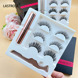 <span class=keywords><strong>Faux</strong></span> <span class=keywords><strong>cils</strong></span> <span class=keywords><strong>magnétiques</strong></span> réutilisables en vison avec pince à épiler et <span class=keywords><strong>eyeliner</strong></span> magnétique 3 paires de <span class=keywords><strong>cils</strong></span> set 3d <span class=keywords><strong>cils</strong></span> - Product Image 2