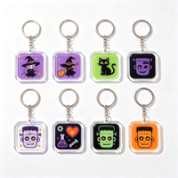 Nouveau Porte-clés Acrylique Halloween 2026 – Dessin Animé Mignon et Effrayant Tendance – Cadeau Très Demandé