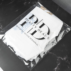 Custom Printed Clear Resealable Cellophane Self Adhesive Seal Poly Bags Durable Plastic Opp Bag For Clothing