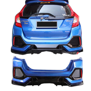 Kit de Carrocería para <span class=keywords><strong>Honda</strong></span> Fit Jazz 14-18, Conversión a Estilo <span class=keywords><strong>Type</strong></span>-<span class=keywords><strong>R</strong></span>, Parachoques Delantero, Parachoques Trasero, Faldones Laterales, Parrilla, con Pintura, Material de Plástico - Product Image 4