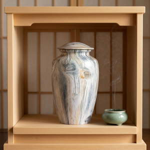 Urna Funeraria de Madera Natural para Guardar Cenizas de Adultos, Diseños Personalizables - Product Image 2