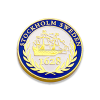 Aimant Souvenir pour réfrigérateur, disque aimanté avec logo du drapeau suédoise, de la mignon, cercle ample