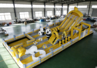 Château gonflable commercial en PVC pour enfants, pour usage intérieur et extérieur, avec graphismes personnalisés professionnels