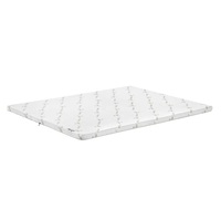 Surmatelas en mousse à mémoire de forme rafraîchissante en latex LEIZI de 2 pouces, surmatelas de lit, enroulable dans une boîte