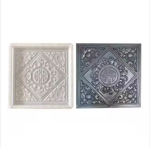 Moules en plastique pour dalles de sol, pavés en <span class=keywords><strong>ciment</strong></span>, motifs gaufrés, imprimés, pour cour, jardin, route, béton - Product Image 1