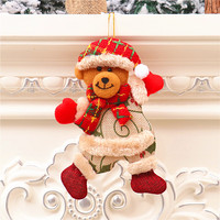 Décorations de Noël festives en peluche de coton en forme d'arbre de Noël – Offre Spéciale