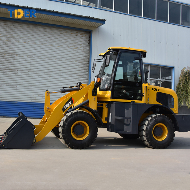 TIDER 915 918 Mini Wheel Loader 1.5 Ton 4wd Tractor with Loader for Sale