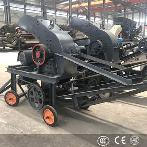 Concasseur à marteaux diesel portable 30tph PC 800x600, petite machine mobile de concassage de roche - Product Image 6