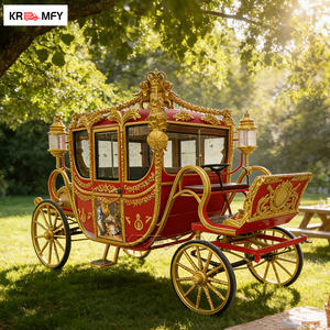 Carruaje Eléctrico de Lujo para Bodas con Caballos Elegantes, Capacidad para 4-6 Personas - Product Image 1