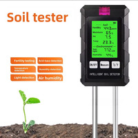 KLZD Promotion Exceptionnelle : Testeur de Sol Six-en-Un – Humidité, Fertilité, Température, pH, Conduction Électrique