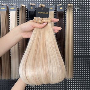 Extensions de cheveux à bandes adhésives régulières <span class=keywords><strong>ou</strong></span> injectées de haute qualité, extensions de cheveux humains invisibles à bandes adhésives - Product Image 2