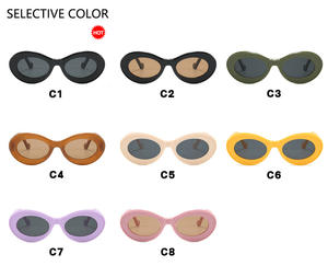 Gafas de Sol Ovaladas Estilo Ojo de Gato a Precio Competitivo, Venta al Por Mayor, Logotipo Personalizado, Protección UV400, Ligeras y de Lujo - Product Image 6