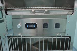 <span class=keywords><strong>Cage</strong></span> vétérinaire pour chien en acier inoxydable massif de la marque LK pour hôpital vétérinaire, soins intensifs avec oxygène - Product Image 3