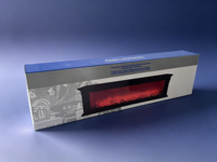 Lampe LED USB à effet de cheminée sans chauffage, simulation de flamme, couleur unique ou RVB en option, boîtier noir ou blanc pour la décoration du salon