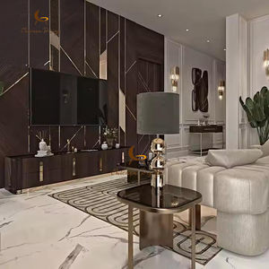 Ensemble de Chambre à Coucher de Luxe Moderne Style Italien <span class=keywords><strong>2025</strong></span> avec Cadre en Bois et Velours, Tailles Queen et <span class=keywords><strong>King</strong></span> - Product Image 4