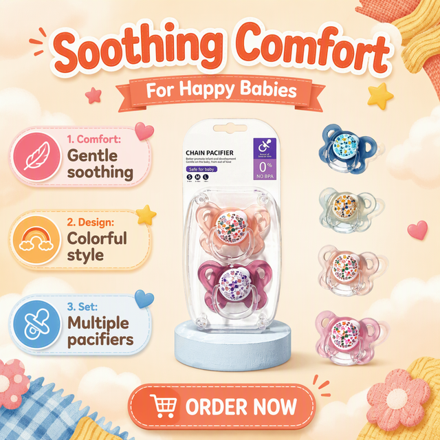 Wholesale Silicone Baby Pacifier 0-12 Months BPA-Free Animal Pattern Infant Soother Custom Design OEM ODM