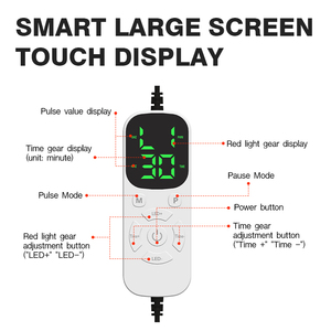 Alat Terapi Cahaya Merah 660nm&850nm untuk Bahu dan Leher, Perangkat Terapi Cahaya Merah Portabel dengan Pemanas - Product Image 5