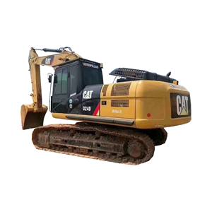 Excavadora usada CAT 324D 24 toneladas equipo de movimiento de tierra pesado de segunda mano 312D 315D 325D 330D 100% listo para trabajar - Product Image 1