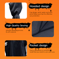 Serviette de plage à capuche personnalisée pour enfants et adultes, en microfibre à séchage rapide, idéale pour le surf et le changement d'habits en été