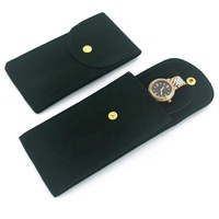 Cadeau de bijoux de voyage personnalisé Velert vert noir gris pochettes de montre sac de rangement pour pochette rolex pochette rouge omega
