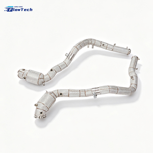 ท่อดาวน์ไปป์สมรรถนะสูงสำหรับ Mercedes G63 AMG W465 M177 4.0T V8 ผลิตจากสแตนเลส 304 ติดตั้งแบบ Direct Bolt-on - Product Image 3